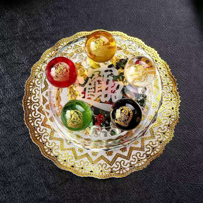 天緣閣五行水晶陣招財擺件