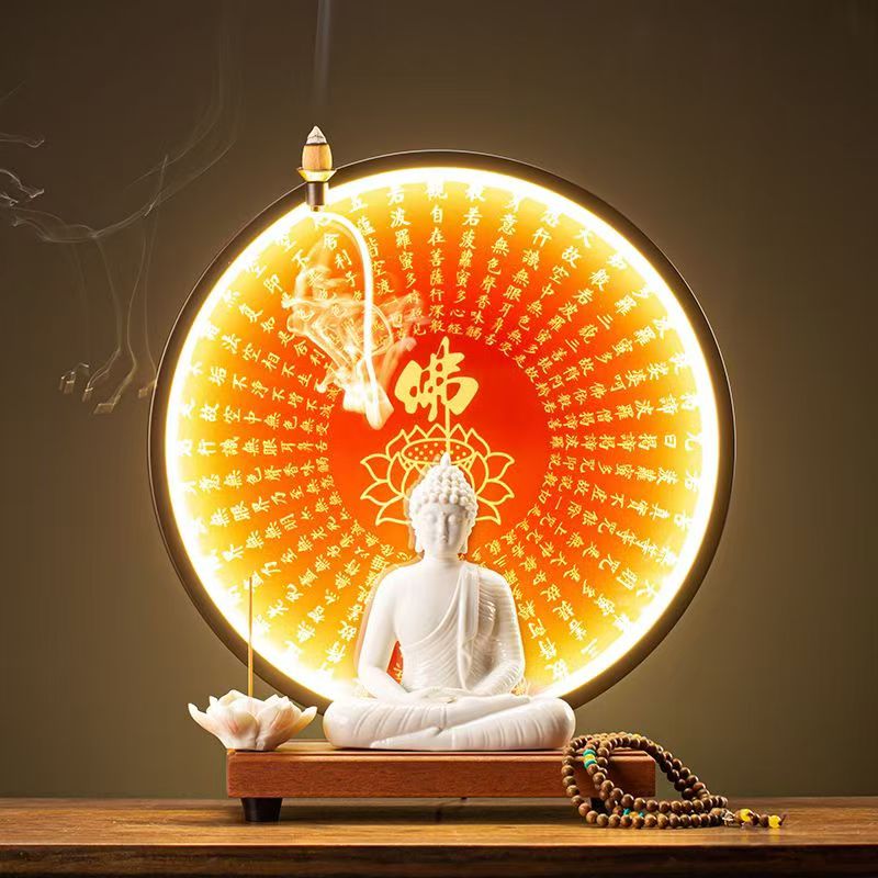 菩提心語玄關香薰爐能量擺件