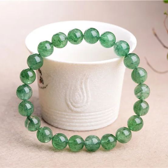 愛情守護綠草莓晶手鏈