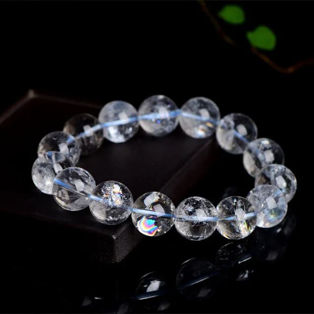 時尚七彩白水晶手鏈