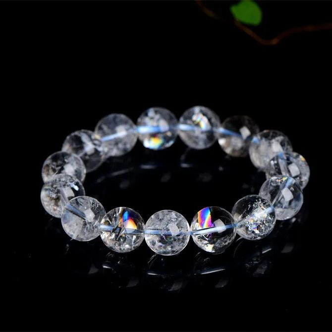 時尚七彩白水晶手鏈
