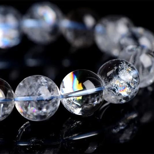 時尚七彩白水晶手鏈