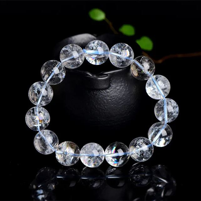 時尚七彩白水晶手鏈