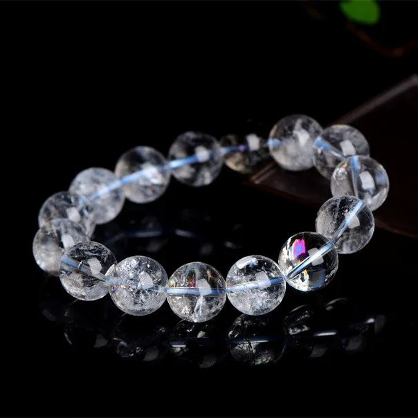 時尚七彩白水晶手鏈