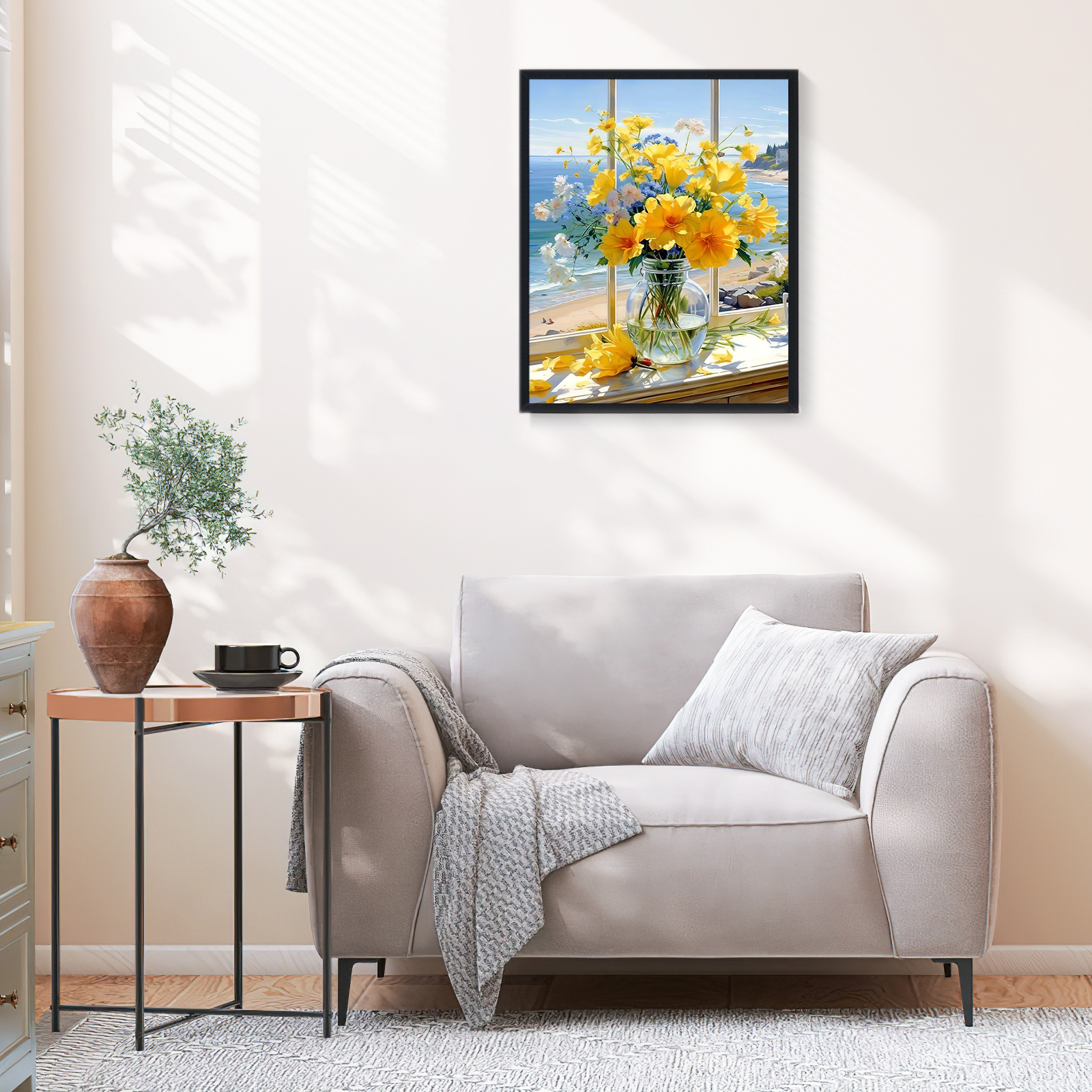 Paint by Numbers Kit for Adults Beginner,  Adult Paint by Number Kits on Canvas, DIY Acrylic Watercolor Oil Paint by Number for Adults for Home Decor Gift 16x20 Inch