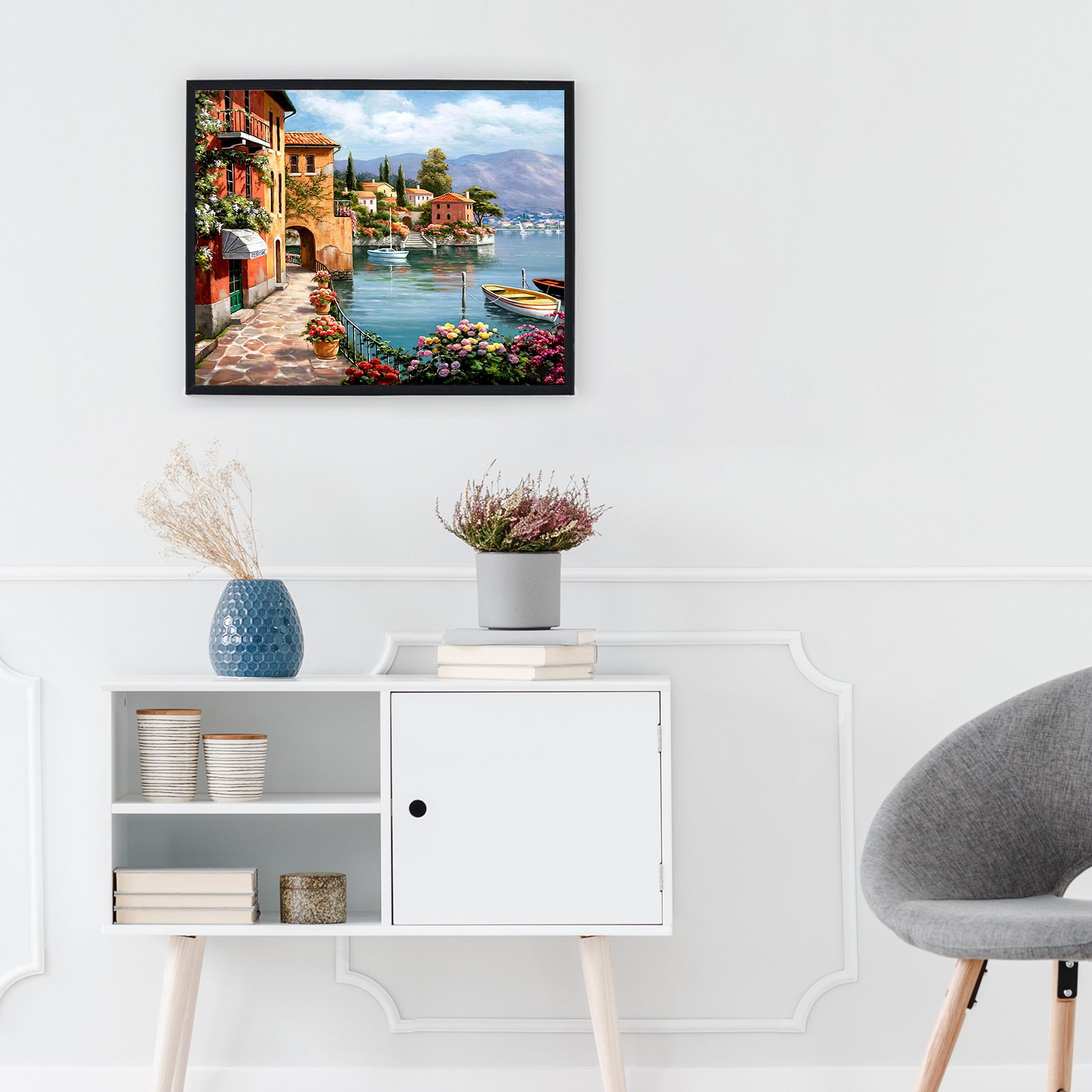 Paint by Numbers Kit for Adults Beginner,  Adult Paint by Number Kits on Canvas, DIY Acrylic Watercolor Oil Paint by Number for Adults for Home Decor Gift 16x20 Inch