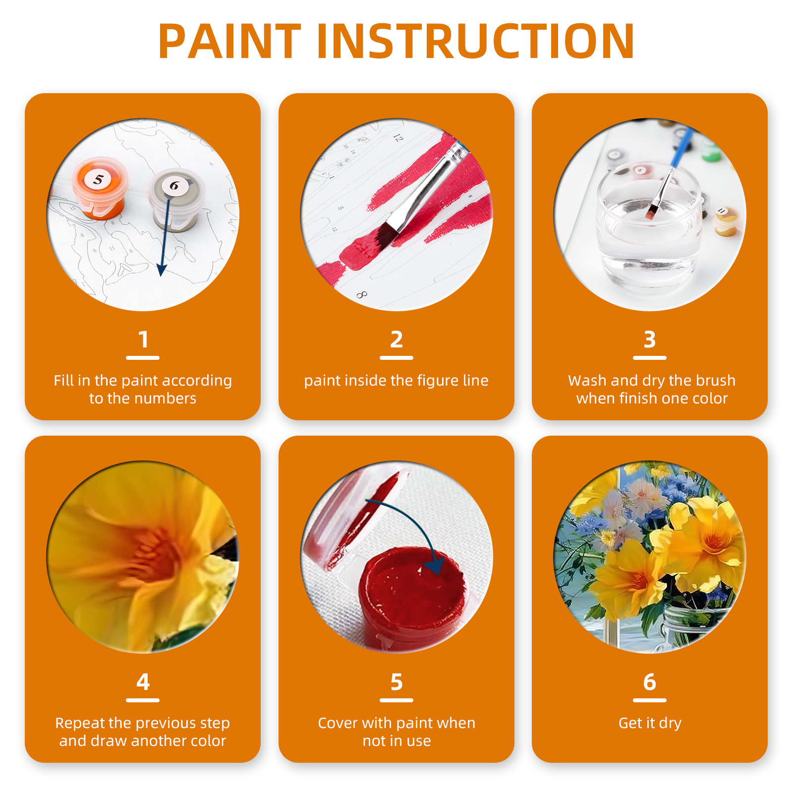 Paint by Numbers Kit for Adults Beginner,  Adult Paint by Number Kits on Canvas, DIY Acrylic Watercolor Oil Paint by Number for Adults for Home Decor Gift 16x20 Inch