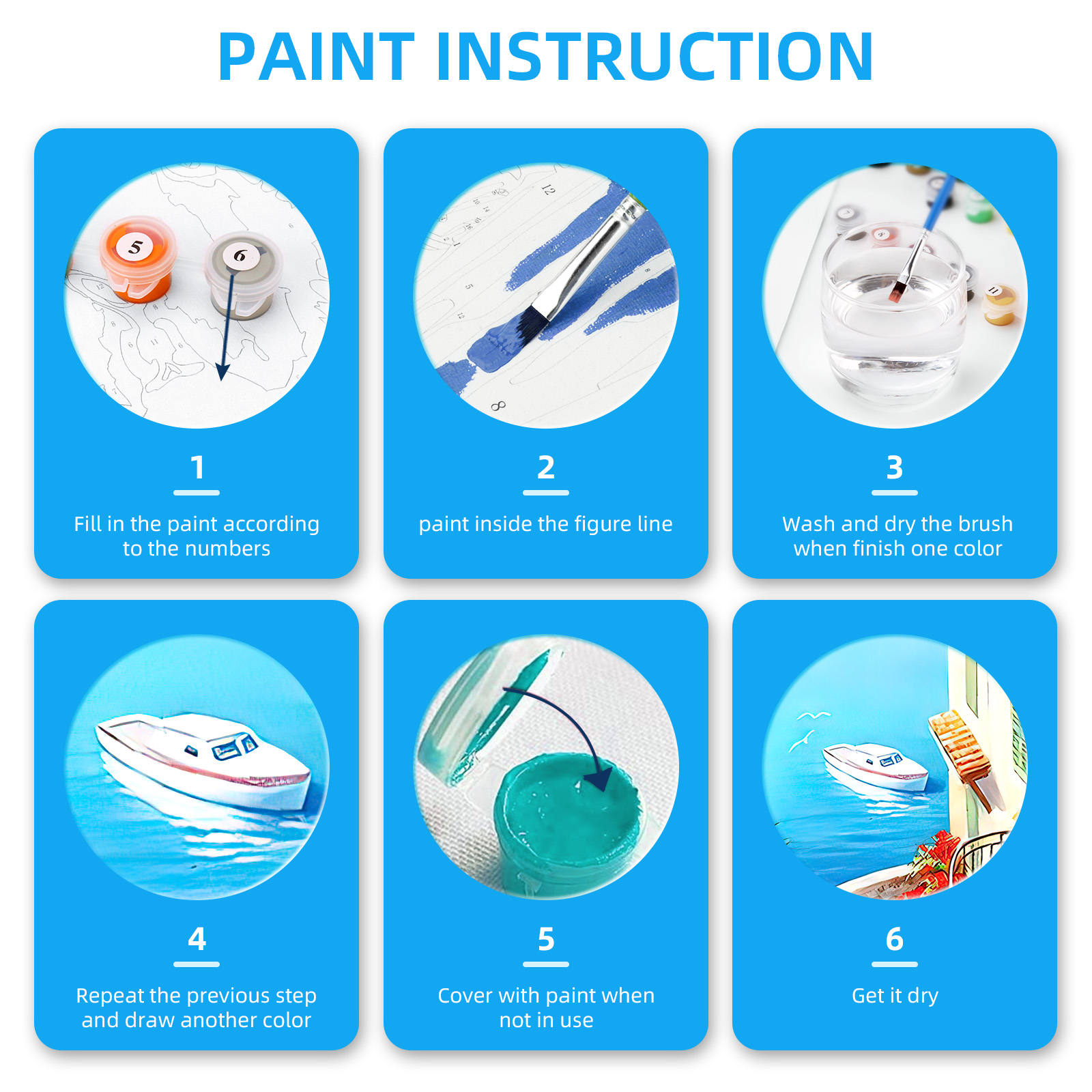 Paint by Numbers Kit for Adults Beginner,  Adult Paint by Number Kits on Canvas, DIY Acrylic Watercolor Oil Paint by Number for Adults for Home Decor Gift 16x20 Inch
