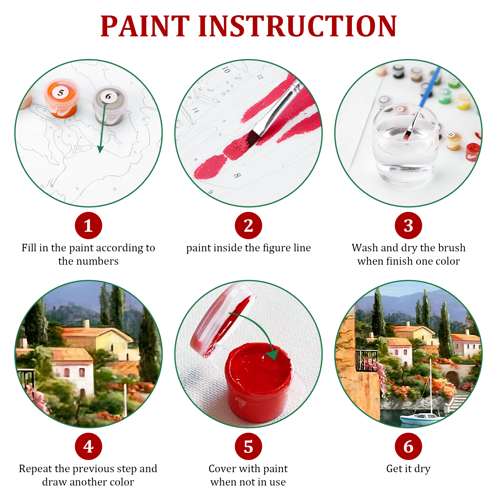 Paint by Numbers Kit for Adults Beginner,  Adult Paint by Number Kits on Canvas, DIY Acrylic Watercolor Oil Paint by Number for Adults for Home Decor Gift 16x20 Inch