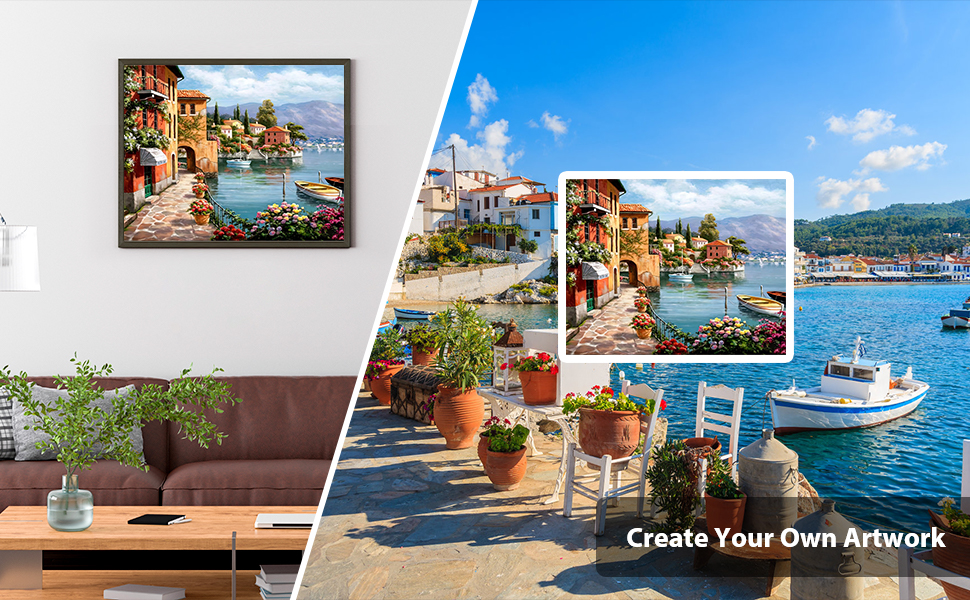 Paint by Numbers Kit for Adults Beginner,  Adult Paint by Number Kits on Canvas, DIY Acrylic Watercolor Oil Paint by Number for Adults for Home Decor Gift 16x20 Inch