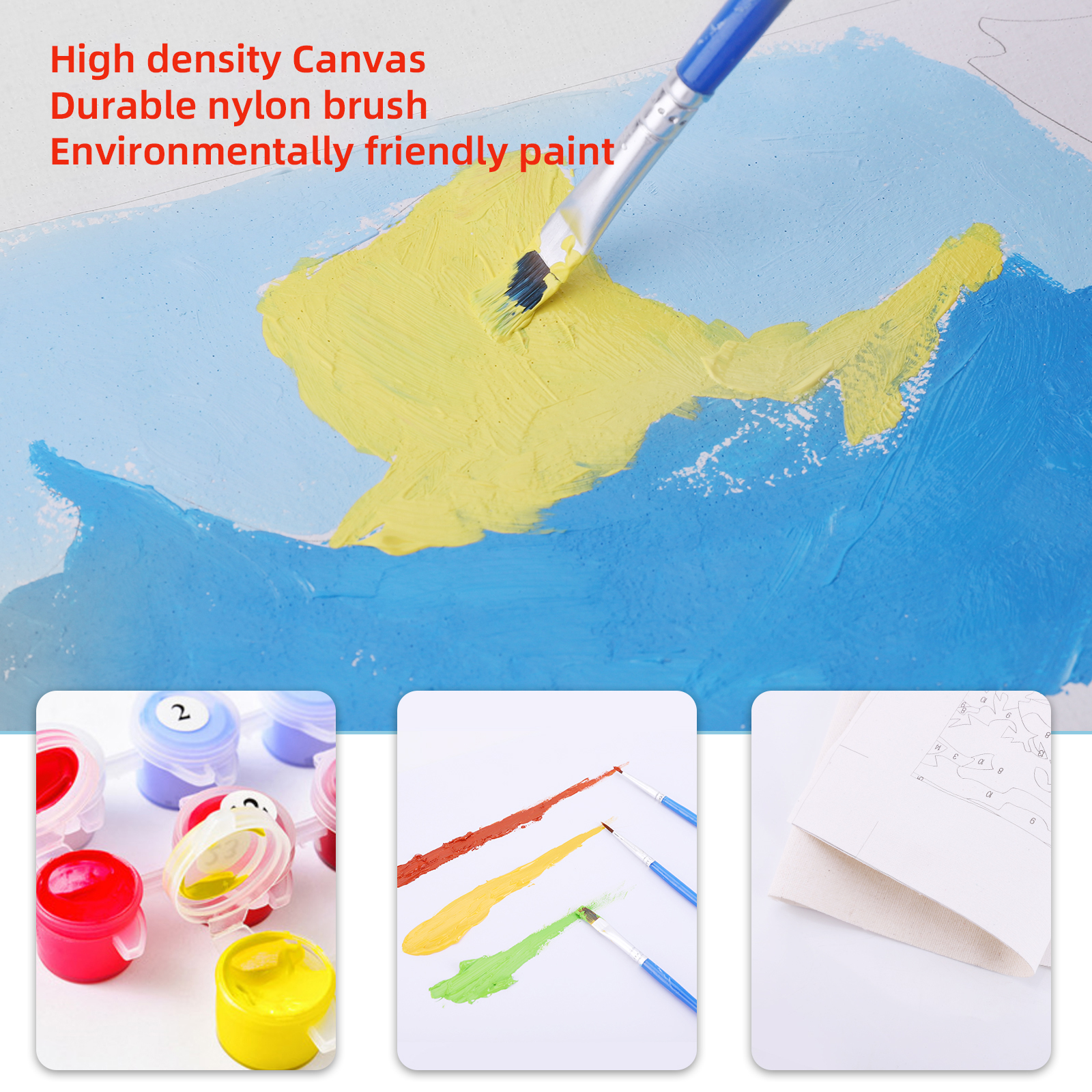 Paint by Numbers Kit for Adults Beginner,  Adult Paint by Number Kits on Canvas, DIY Acrylic Watercolor Oil Paint by Number for Adults for Home Decor Gift 16x20 Inch