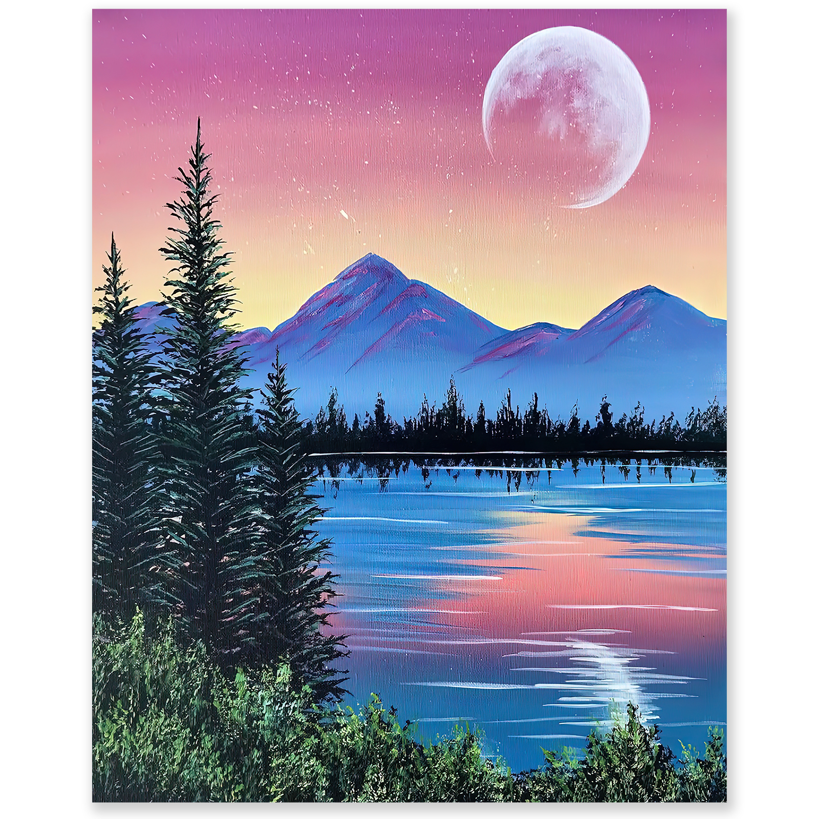 Paint by Numbers Kit for Adults Beginner,  Adult Paint by Number Kits on Canvas, DIY Acrylic Watercolor Oil Paint by Number for Adults for Home Decor Gift 16x20 Inch