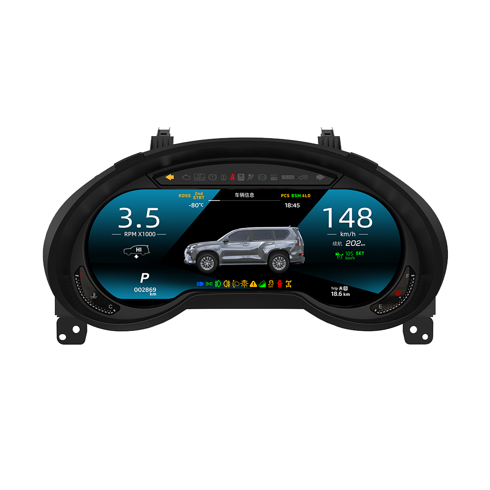 12.3Inch For Lexus GX GX460 2010-2023 Car LCD Digital Virtual