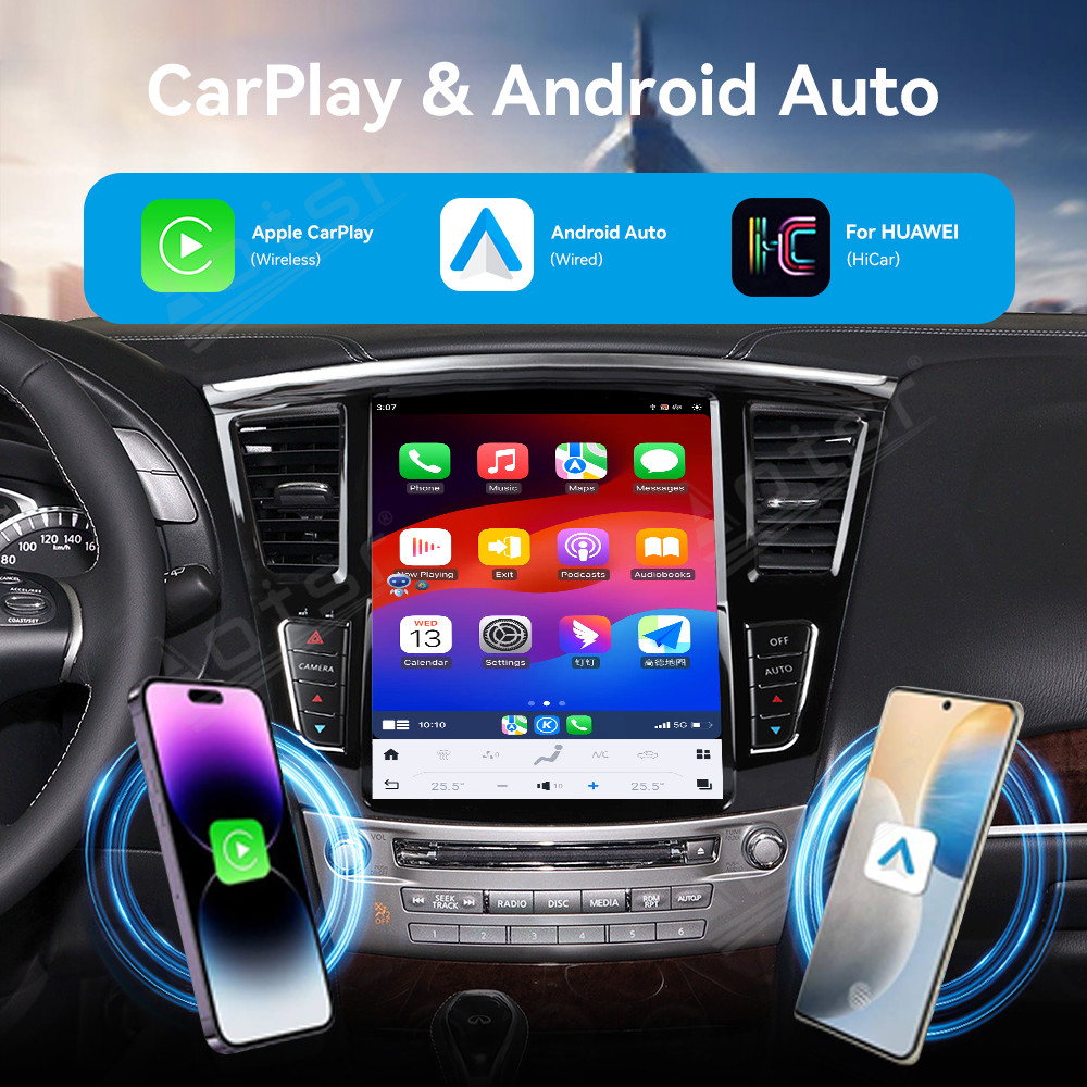 Tesla Screen Android 13.0 For Infiniti JX35 QX60 2012 -2019 Car