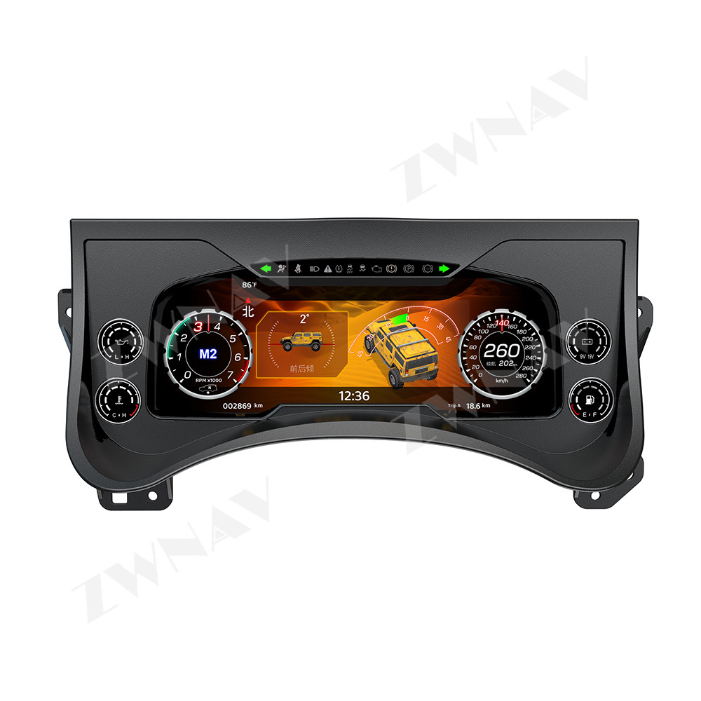 12.3Inch For Hummer H2 2003-2009 Car LCD Digital Virtual Cockpit