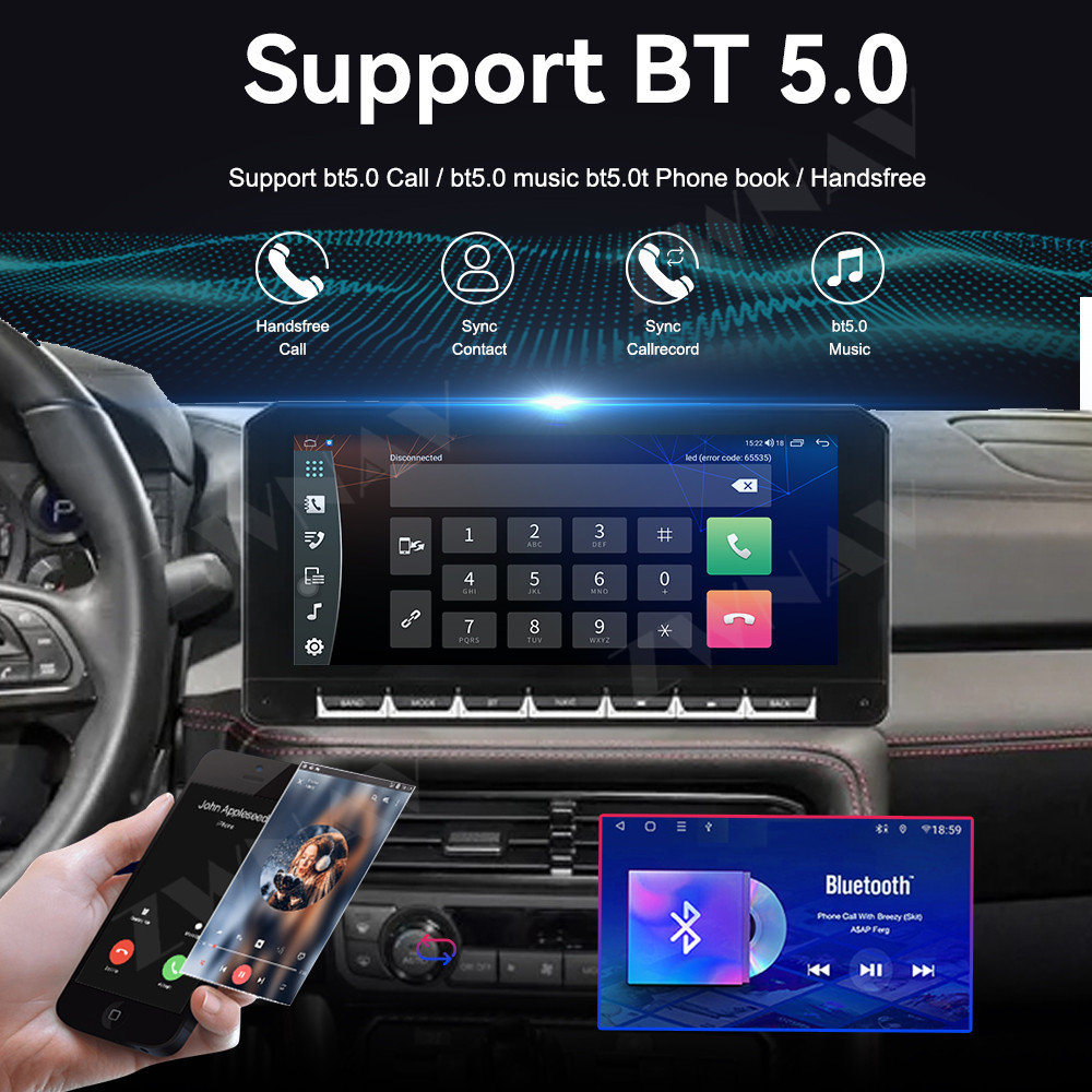 12+256GB 12.3 inch Screen Android 13.0 CarPlay For Nissan Skyline