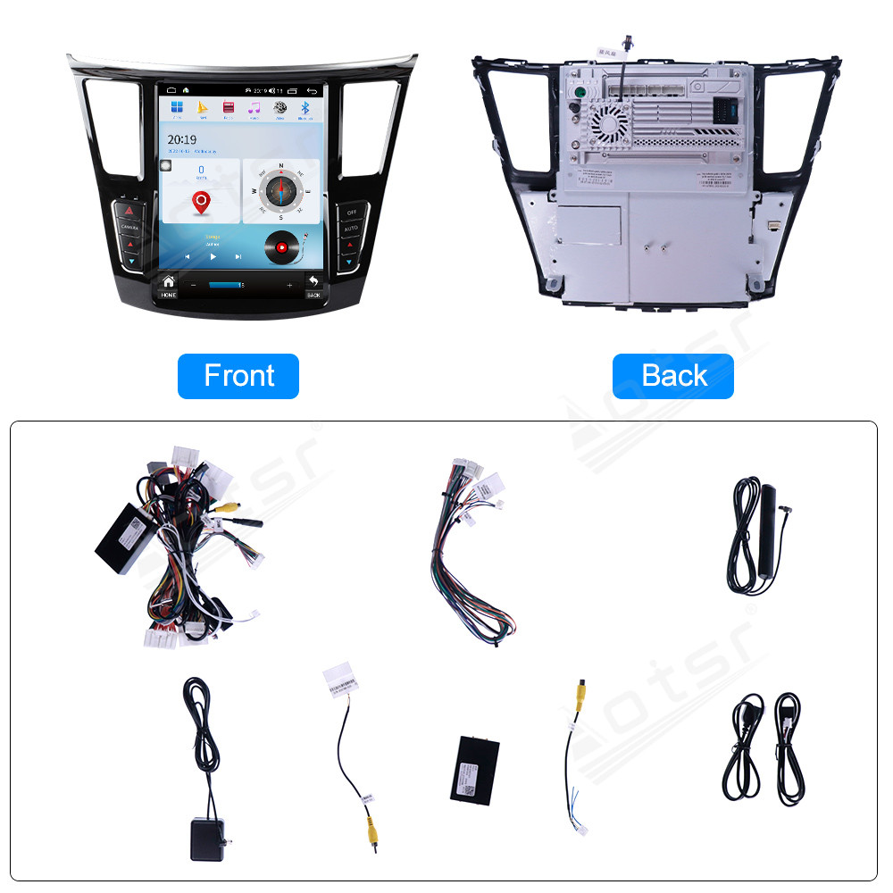 Tesla Screen Android 13.0 For Infiniti JX35 QX60 2012 -2019 Car