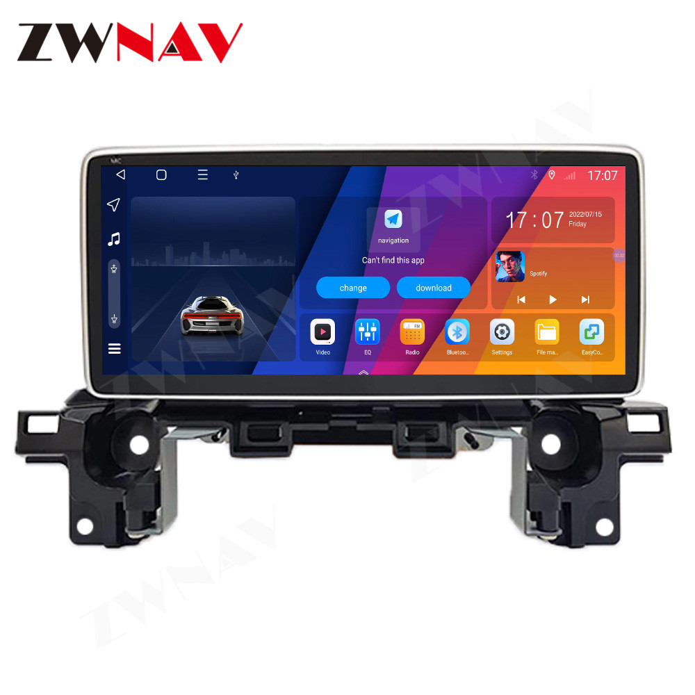 10.25 inches Qled Car Radio for Mazda CX-5 CX-8 2017-2022