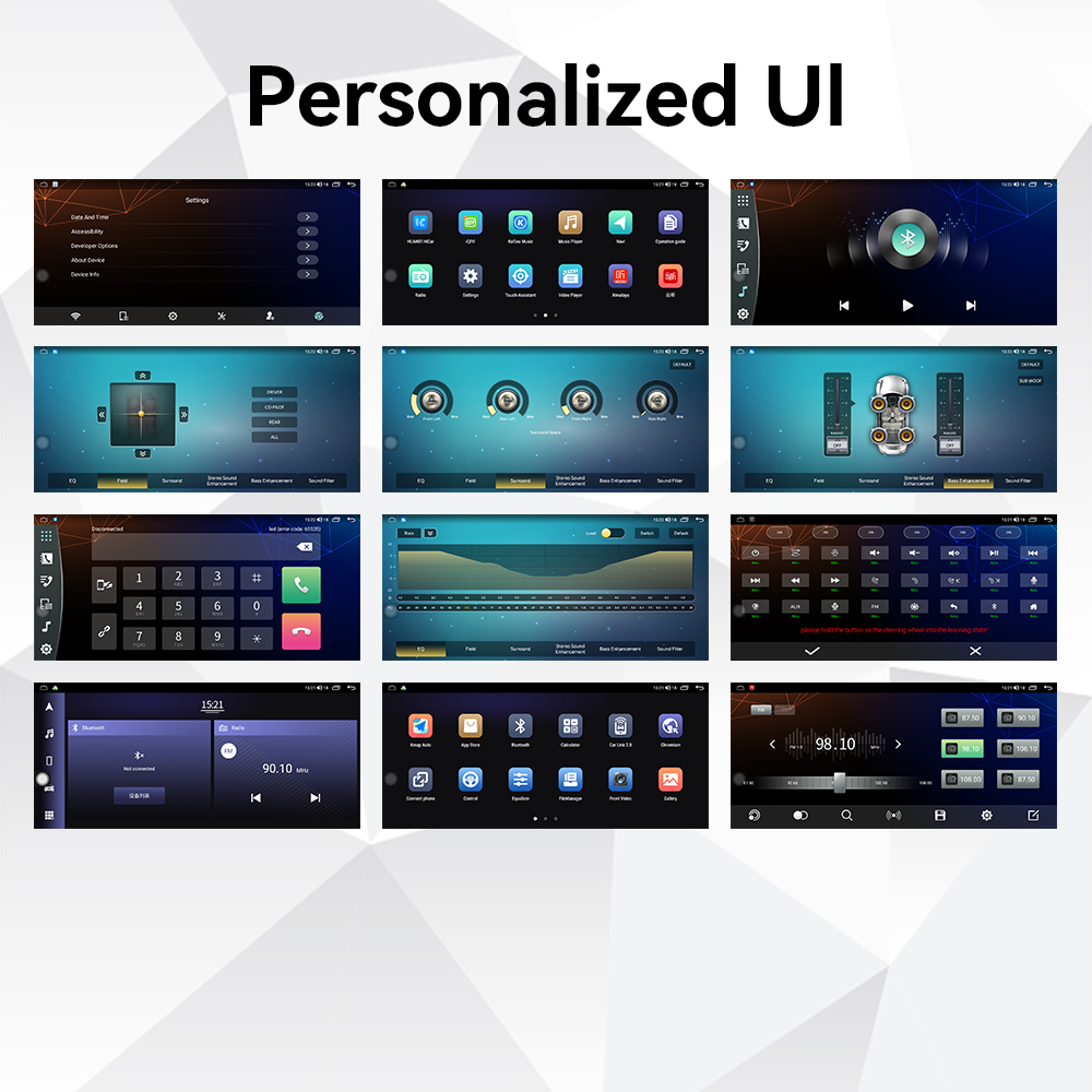 12+256GB 12.3 inch Screen Android 13.0 CarPlay For Nissan Skyline
