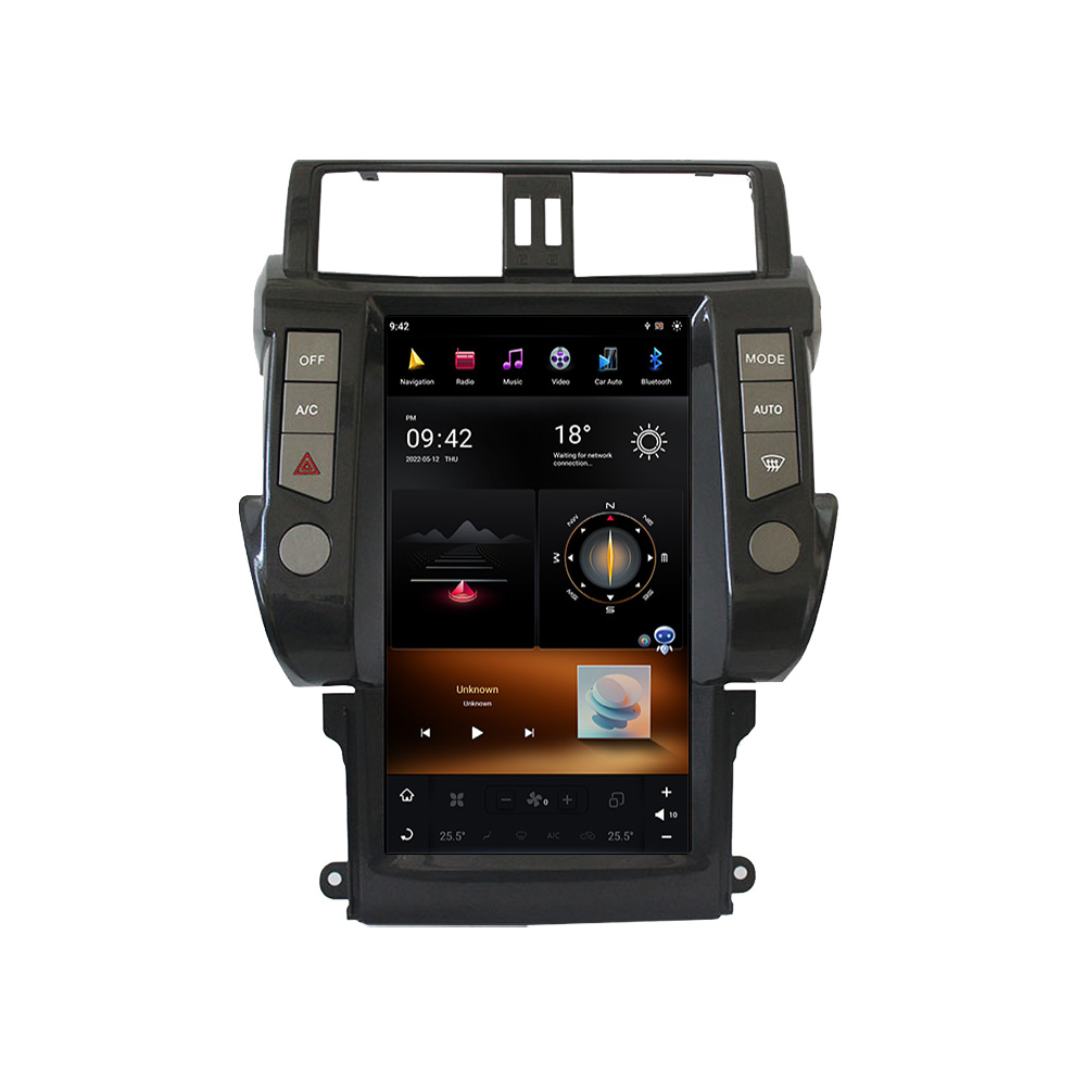 Tesla Style Android car radio For Toyota Land Cruiser Prado 150