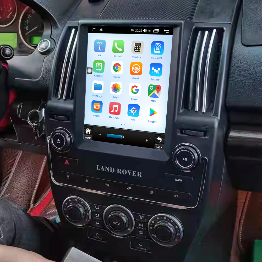 Hodozzy Autoradio Android 9 Pollici Per Land Rover Freelander 2 (2007-2012) - 4GB+64GB, CarPlay Wireless, GPS, DSP E Retrocamera - 3