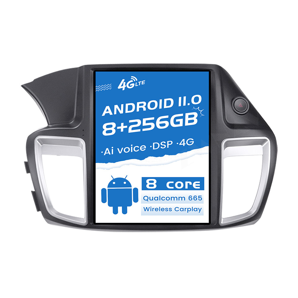 Tesla Screen For Honda Accord 9 2012-2017 GPS Android 11 Car Radio