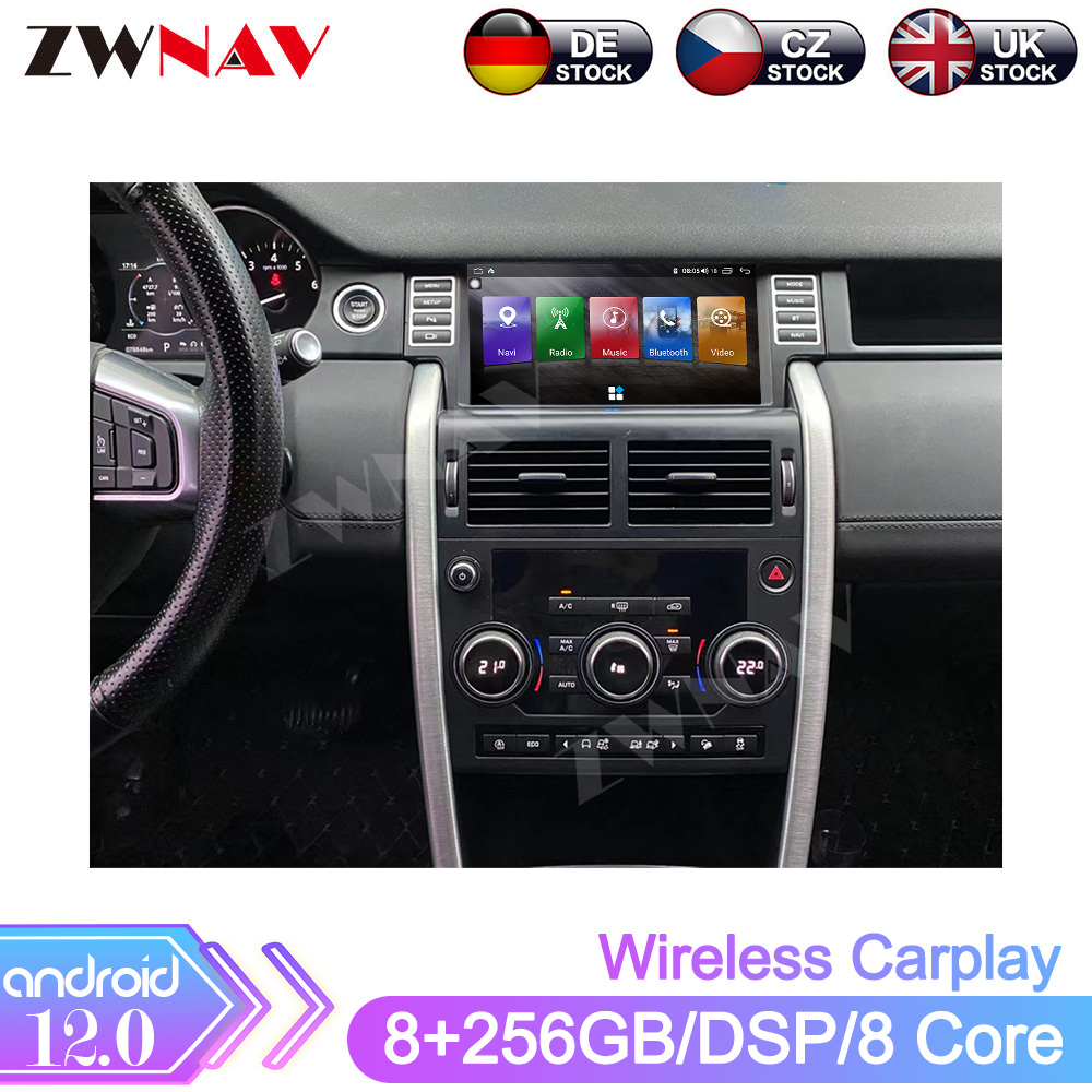 Tesla Style CarPlay Android 12 AutoRadio Car Multimedia Player For Audi Q5  2005-2015 Radio stereo head unit-ZWNAV Official Store