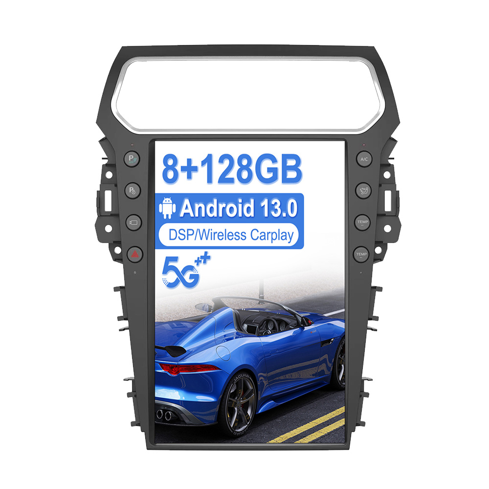 14.4 inch Tesla Screen Android 13 AutoRadio For Ford Explorer 2011