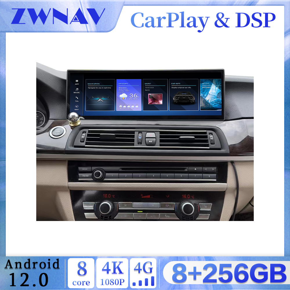 14.9 Android 12.0 For BMW 5 Series F10 F11 F12 2011-2017 Car