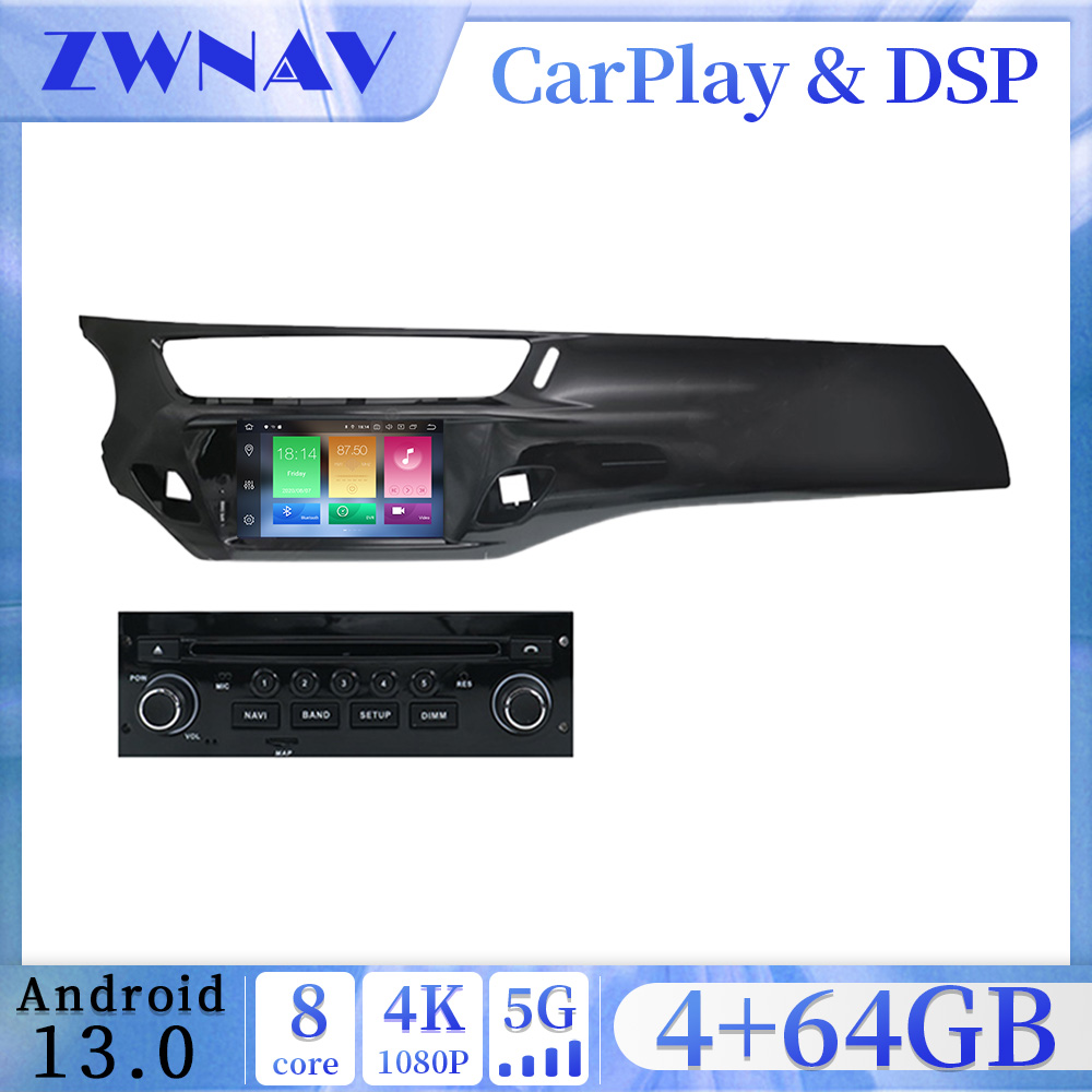 2 Din Android 11.0 6G+128GB For Citroen C3 DS3 2010-2016 Car Radio  Multimedia Player GPS Navigation Stereo Head Unit DSP Carplay