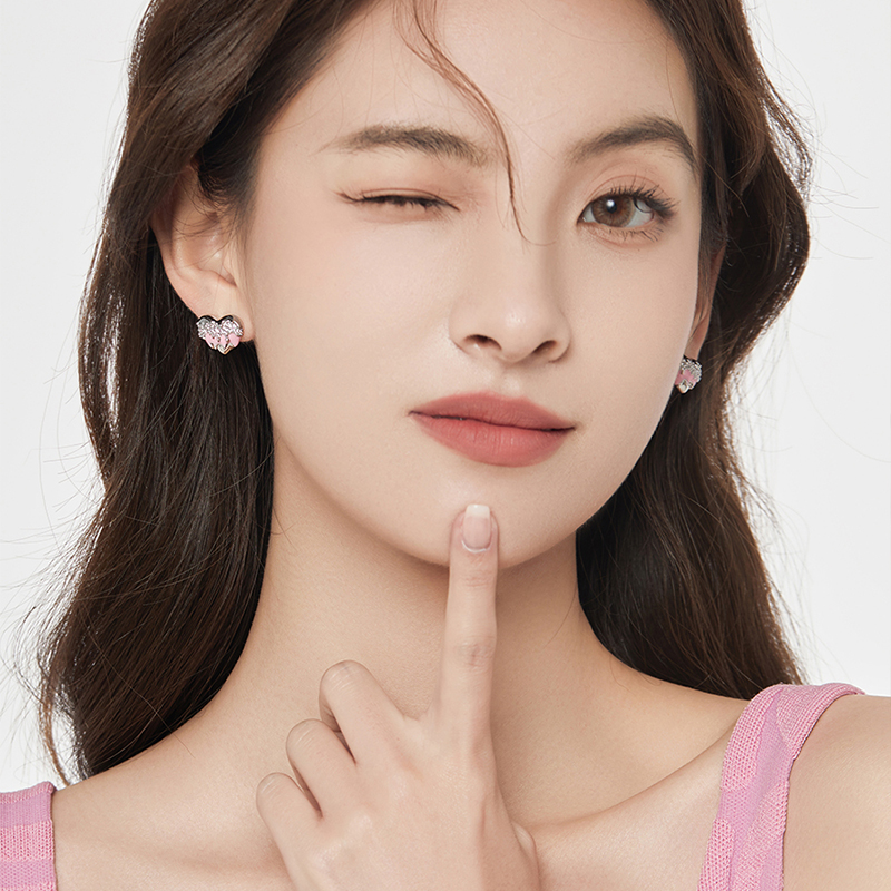 甜心蜜語 · 簡約愛心糖果耳飾 | 女朋友生日禮物