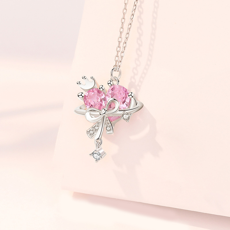 星球甜心 · 蝴蝶結造型精品項鍊 | 飾品推薦