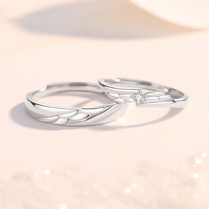 比翼鳥 · S925銀情侶對戒 | 週年禮物推薦 