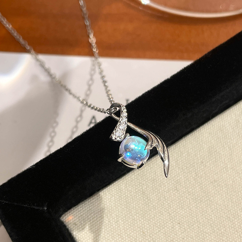 月光魚尾 · S925純銀設計感項鍊 | 生日禮物推薦