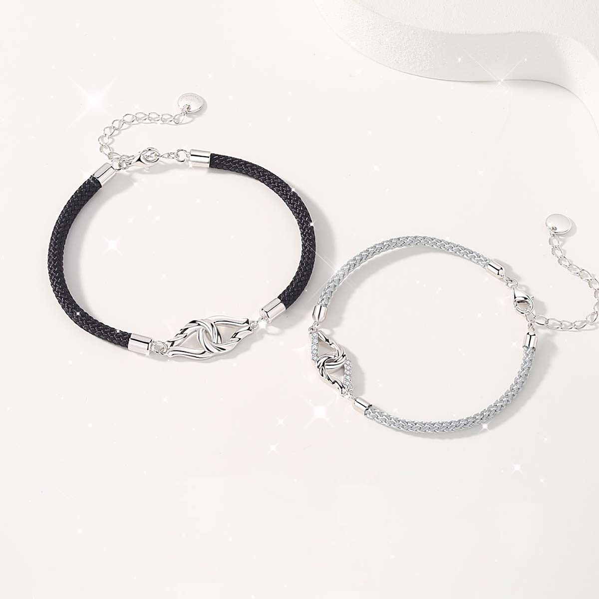 環環相扣 · S925銀編織愛意情侶手繩 | 手鍊推薦