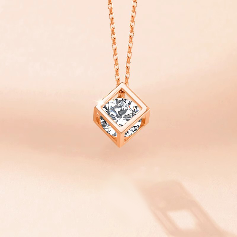 愛情魔方 · S925銀立體幾何項鍊 | 紀念日禮物