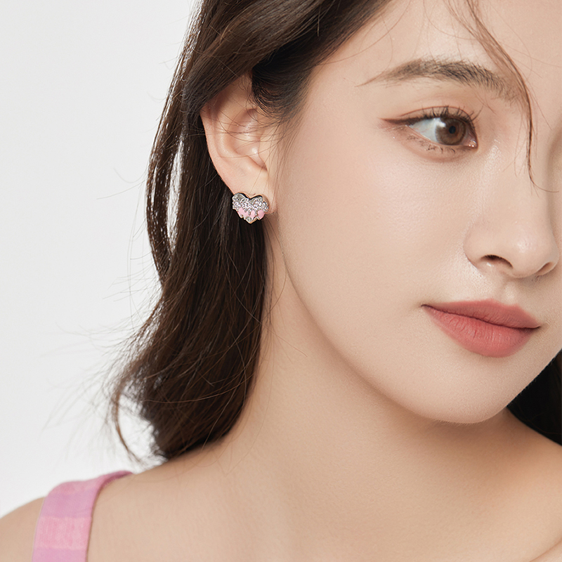 甜心蜜語 · 簡約愛心糖果耳飾 | 女朋友生日禮物