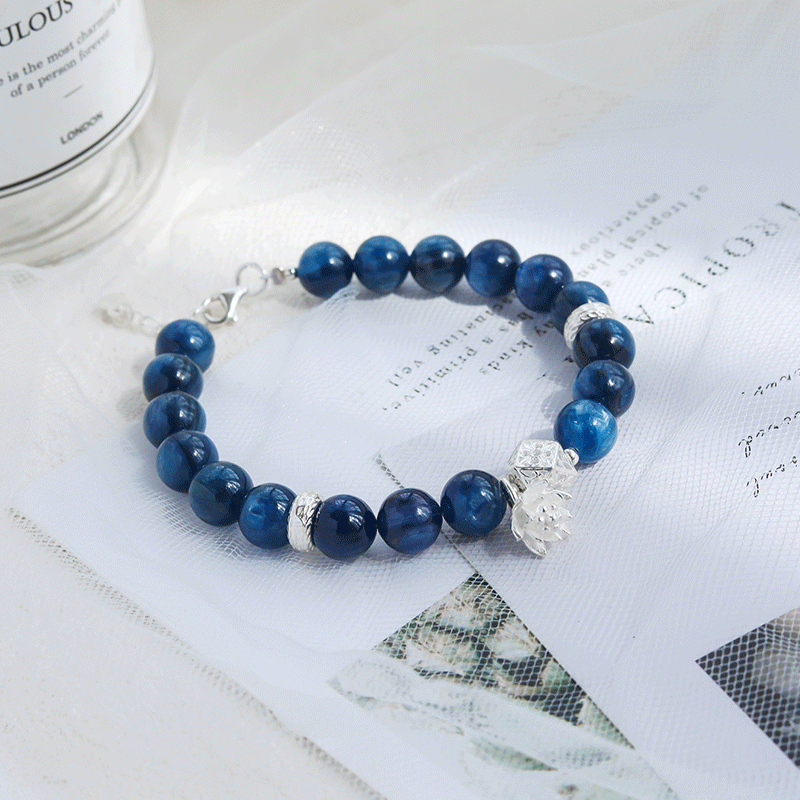 情竇初開 · 天然藍水晶情侶手串 | 週年紀念禮物