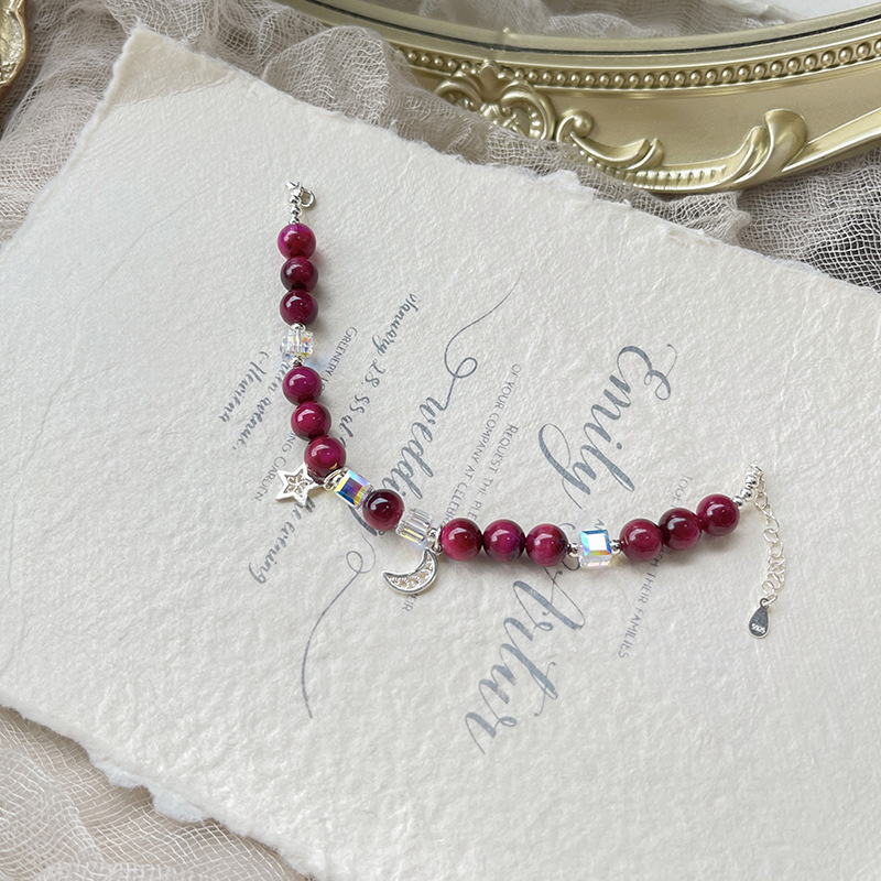 靈魂之石 · 紅虎眼天然水晶手串 | 助事業和辟邪