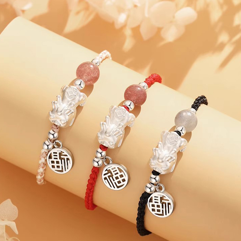 開運貔貅寶寶 · 情侶編織手繩 | 情侶生日禮物