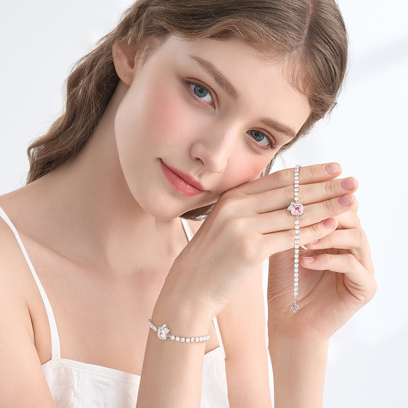 Kitty方糖 · 鋯石手鍊丨女友禮物