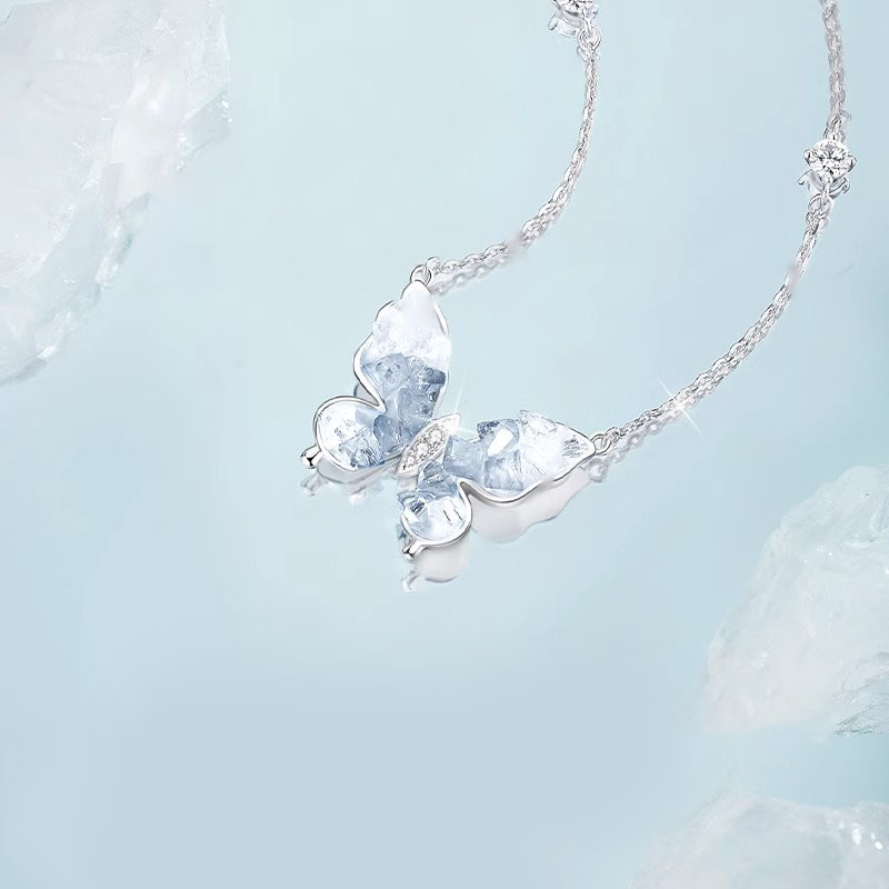 冰嶼蝴蝶 · S925純銀項鍊| 週年紀念禮物