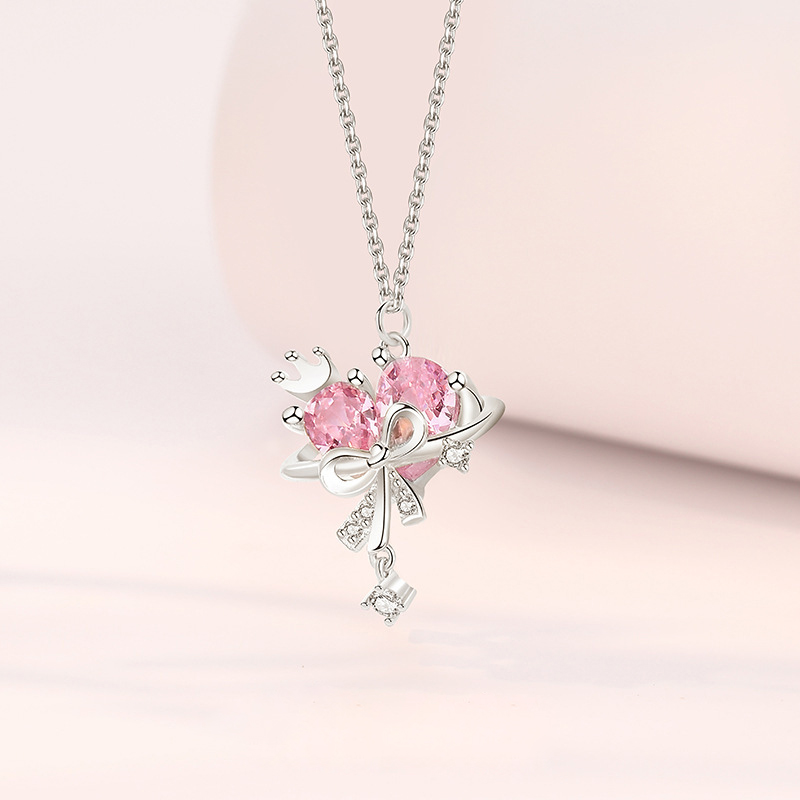 星球甜心 · 蝴蝶結造型精品項鍊 | 飾品推薦