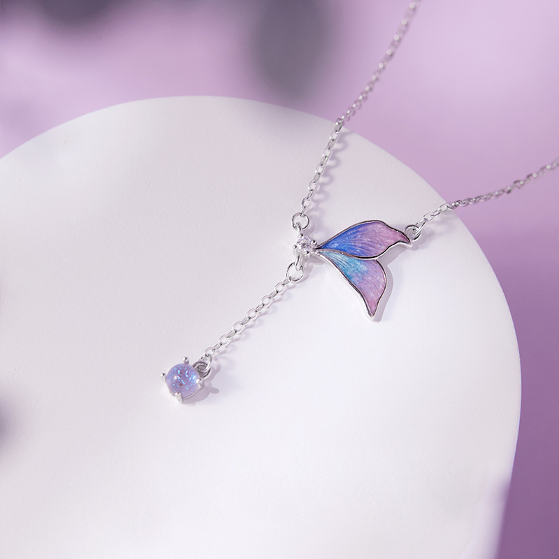 靈韻之舞 · 琺瑯魚尾項鍊 | 女友生日禮物