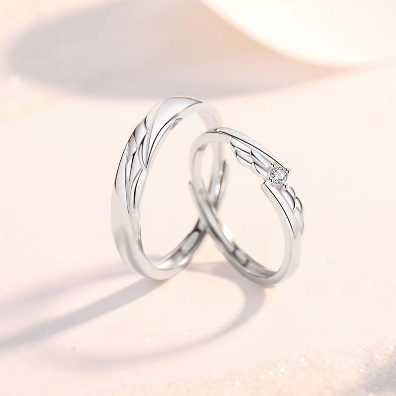 比翼鳥 · S925銀情侶對戒 | 週年禮物推薦 