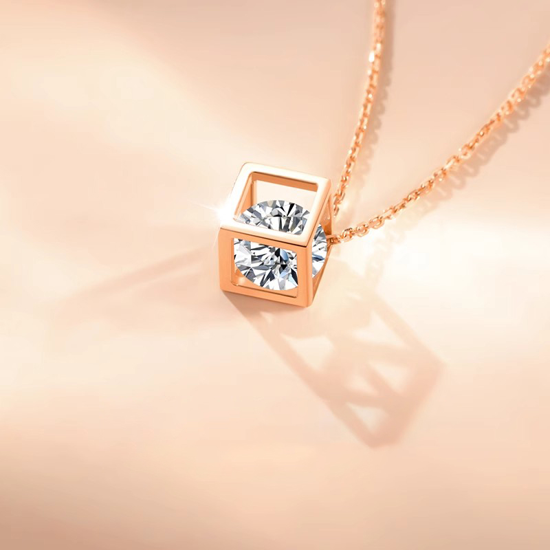 愛情魔方 · S925銀立體幾何項鍊 | 紀念日禮物