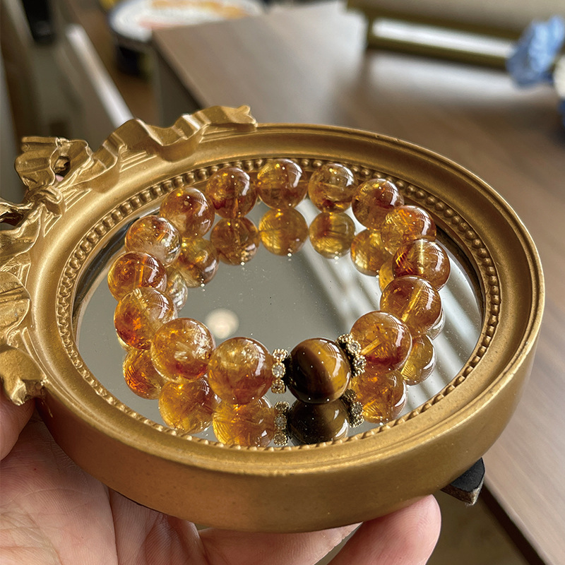 招財好運 · 天然黃塔水晶手串 | 送女友生日禮物推薦