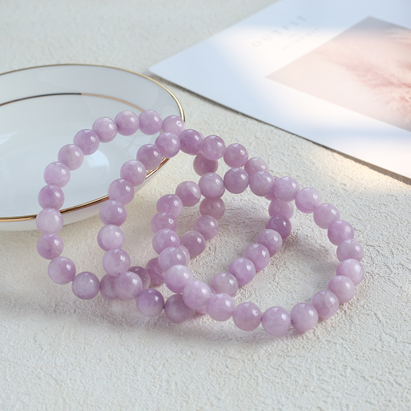 夢紫蝶 · 天然紫鋰輝水晶手串 | 週年紀念日禮物