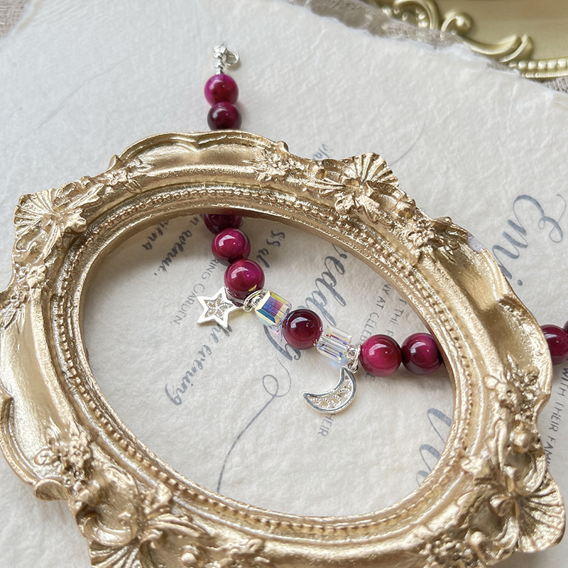 靈魂之石 · 紅虎眼天然水晶手串 | 助事業和辟邪