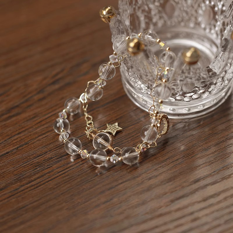 純白之心 · 天然白水晶手串 | 緩解壓力和淨化情緒